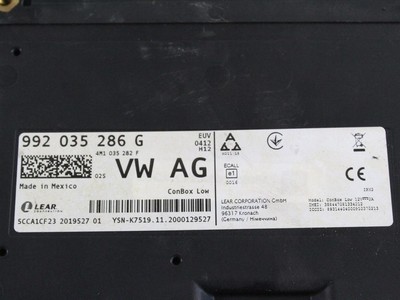 992035286G ECU Unit Call Emergency Phone PORSCHE Cayenne Coupe  