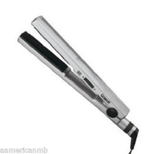 Conair Ceramic 1" Flat Iron Straightener CS50BC Silver Gray