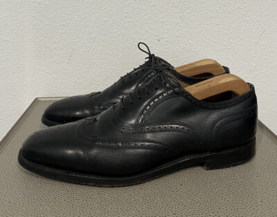 CHURCH’S BROGUES SHOES BLACK LEATHER ROYAL CHARLES UK9 /US 10 MENS Cedar  Trees