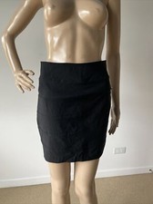 New NWT $36 Retail Made in USA A. Byer Black Stretch Mini Skirt Size Medium