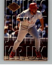 1994 Ultra John Kruk 10 Phillies Finest Philadelphia Phillies