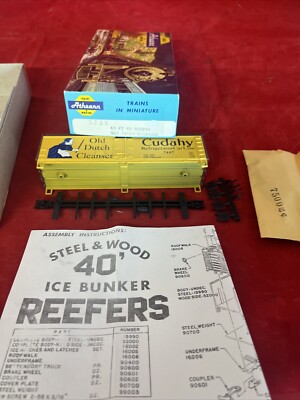 Athearn HO #5208 Old Dutch Cleanser Scribed Reefer Refrigerator Box Car 7487