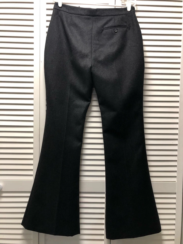 Pantalón Alexander McQueen Acampanado Sastre Lana Talla 46 IT / 10 US NUEVO CON ETIQUETAS $1145 Foto 2 de 4
