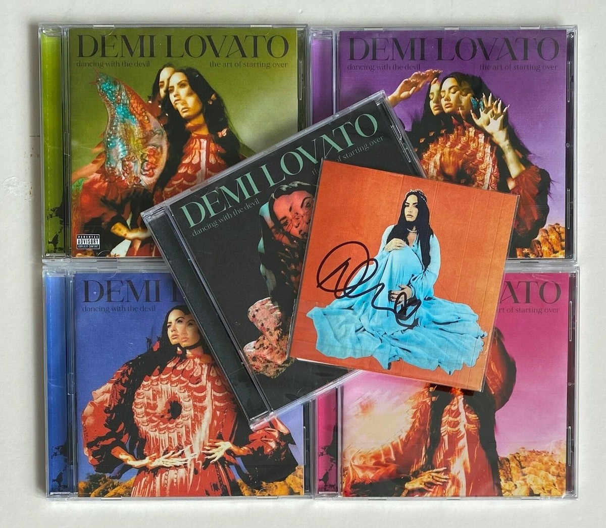 DEMI LOVATO * DANCING WITH THE DEVIL * 5 x CD SET w/ EXCL. COVERS