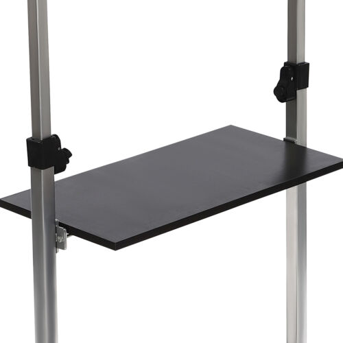 Höhenverstellbarer Computertisch Rollbar Laptoptisch Mobil Stehpult Büro - Bild 8 von 22