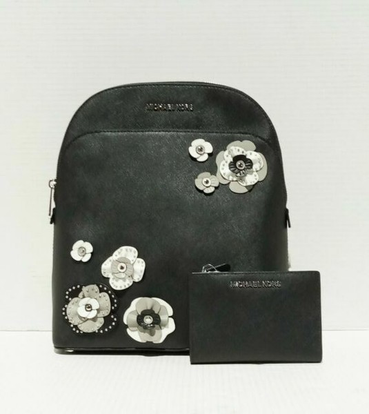mk floral backpack