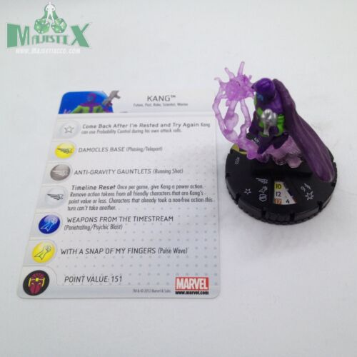 Heroclix Chaos War set Kang #050 Super Rare figure w/card!
