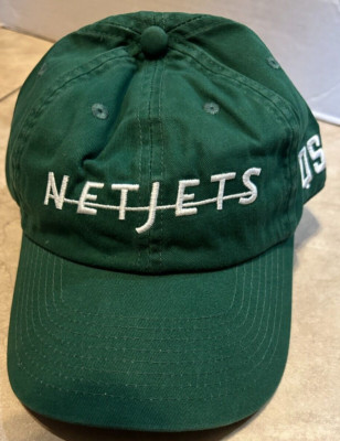 美品　SEE SEE COTTON JET CAP NetJets QS Since 1986 Golf Hat Cap Green w/ White Logo Adjustable