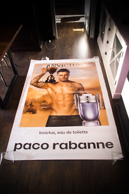 PACO RABANNE INVICTUS MAD MAX NICK YOUNGQUEST French Fashion Poster Original