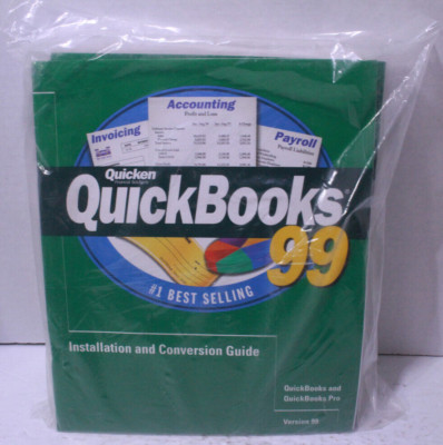 Quicken Quick Books 99 Version NEW CD-Rom