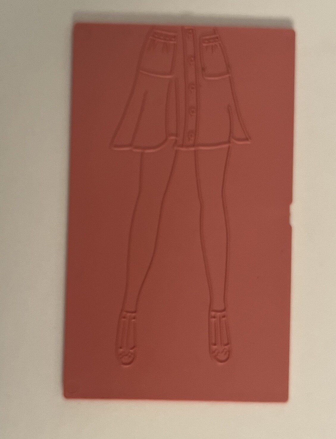 VTG 1978 FASHION PLATES TOMY Replacement Bottom SKIRT Pink Plate O Wave On Back