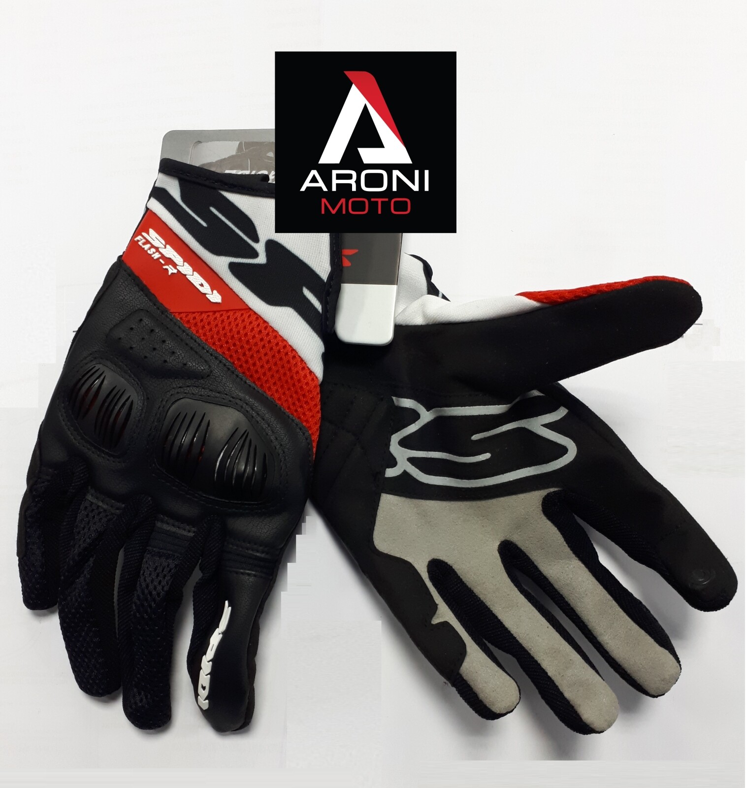 Guanti moto donna estivi spidi flash-r lady rosso