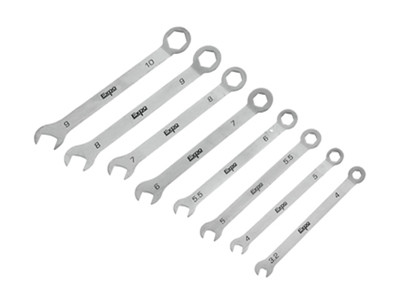 Expo 78090 - 8 Stück superdünnes Pro metrisches Kombinationsschlüssel-Set 3,2 mm - 10,0 mm1