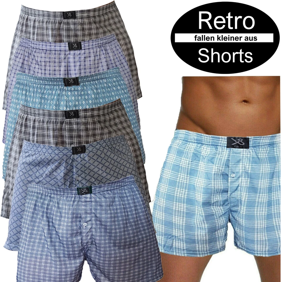 5-10er Pack Herren Boxershorts Unterhosen Basic Gr S M L XL 2XL 3XL Unterwäsche