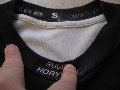 Maillot Vintage US Lectoure N°11, Taille S, Rugby Horyson (Noir Et Jaune)