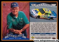 Autograph NASCAR | Bobby ALLISON | 1995 (Portrait Color) Upper Deck