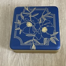 Two 2 Stamping-Up Darling Storage Box, Decorative Tin, Square 8x8x2 3/4  