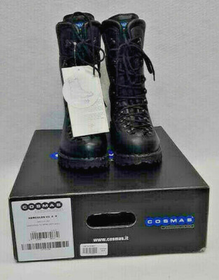 Cosmas Hercules Boots V2 6X  Black Firefighter Boots NIB