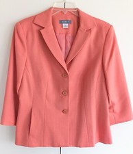 Koret Blazer Jacket Coral Peach Color Size 8