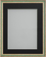 Emerald Green Picture Frames Beatrice Range Beaded Ornate Wooden and Photo Mount