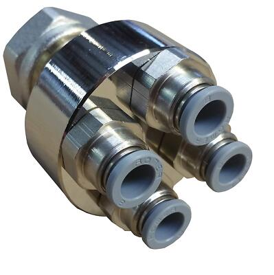 Fußbodenheizung Wasser 8mm Doppelrohr Aquaheat 8 mm G3/4 Verteiler 4-fach Jolly
