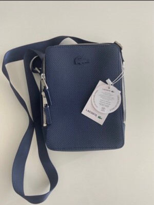 sac bandoulière cuir homme lacoste Chantaco