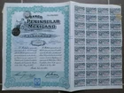 MEXICO - Banco Peninsular Mexicano SA, Merida, 1908 (100 Pesos) + Coupons
