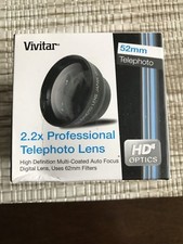 Vivitar 52mm 2.2x Professional Telephoto Lens For HD Digital Video and Cameras