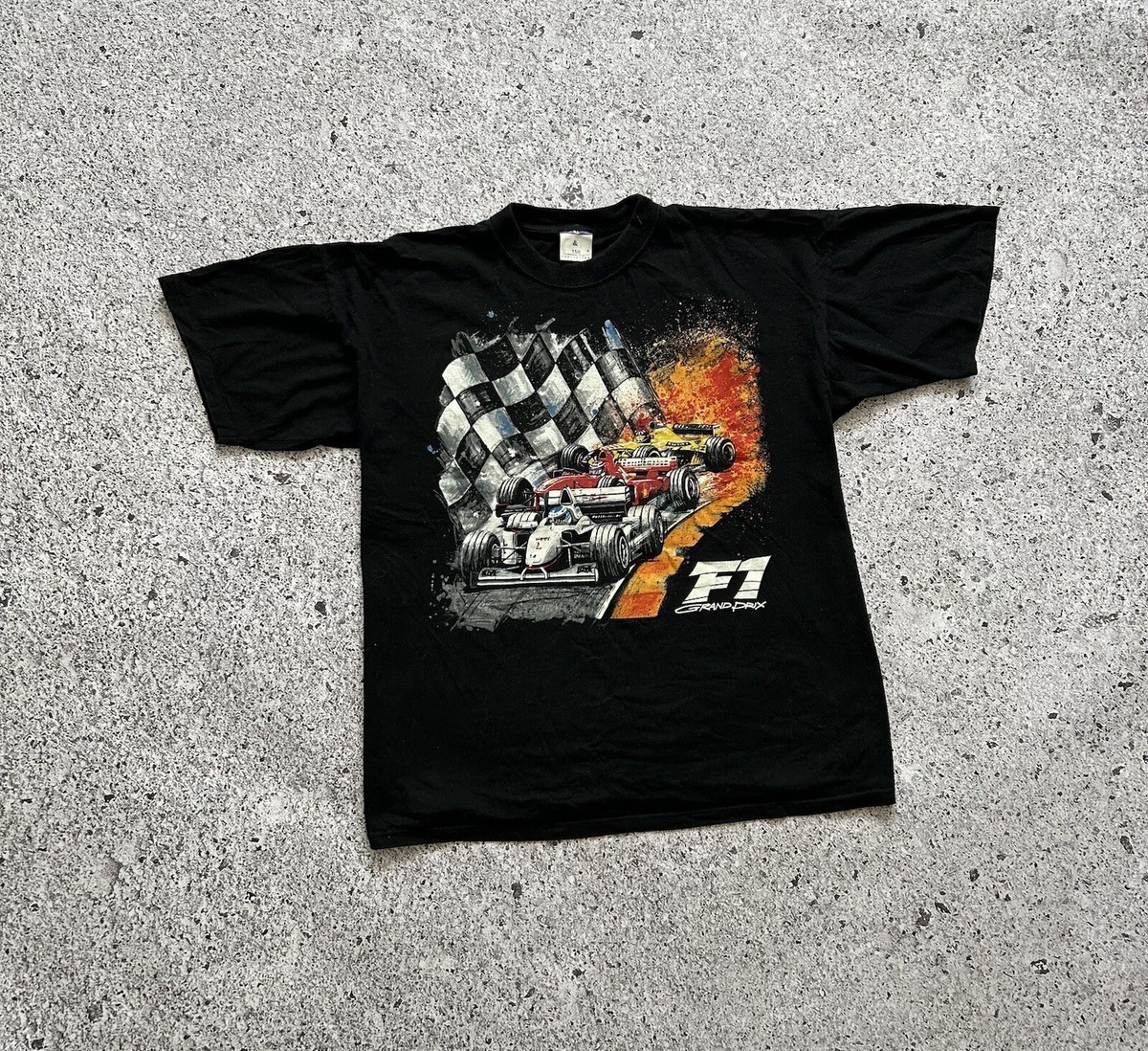 Vintage Racing F1 Formula One Grand Prix Graphic T-Shirt 1990's