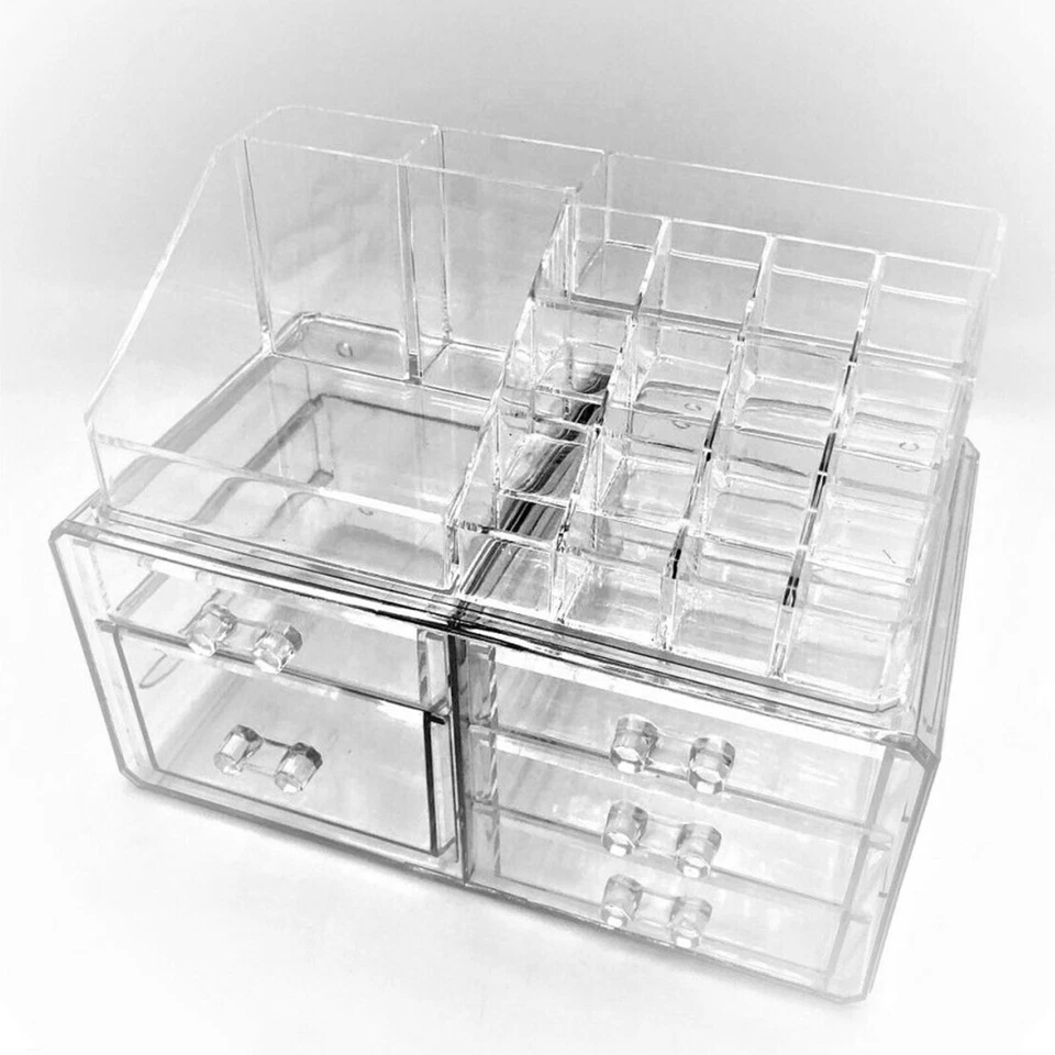 OORGANIZER 5 LIVELLI 21 SCOMPARTI CONTENITORE PER TRUCCHI E GIOIELLI IN ACRILICO - Immagine 2 di 2