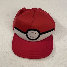 Pokemon Pokeball Youth/Kids Snapback Trucker Hat Cap 2016