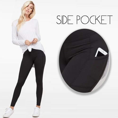 Side Pocket Leggings Butter Soft Yoga 