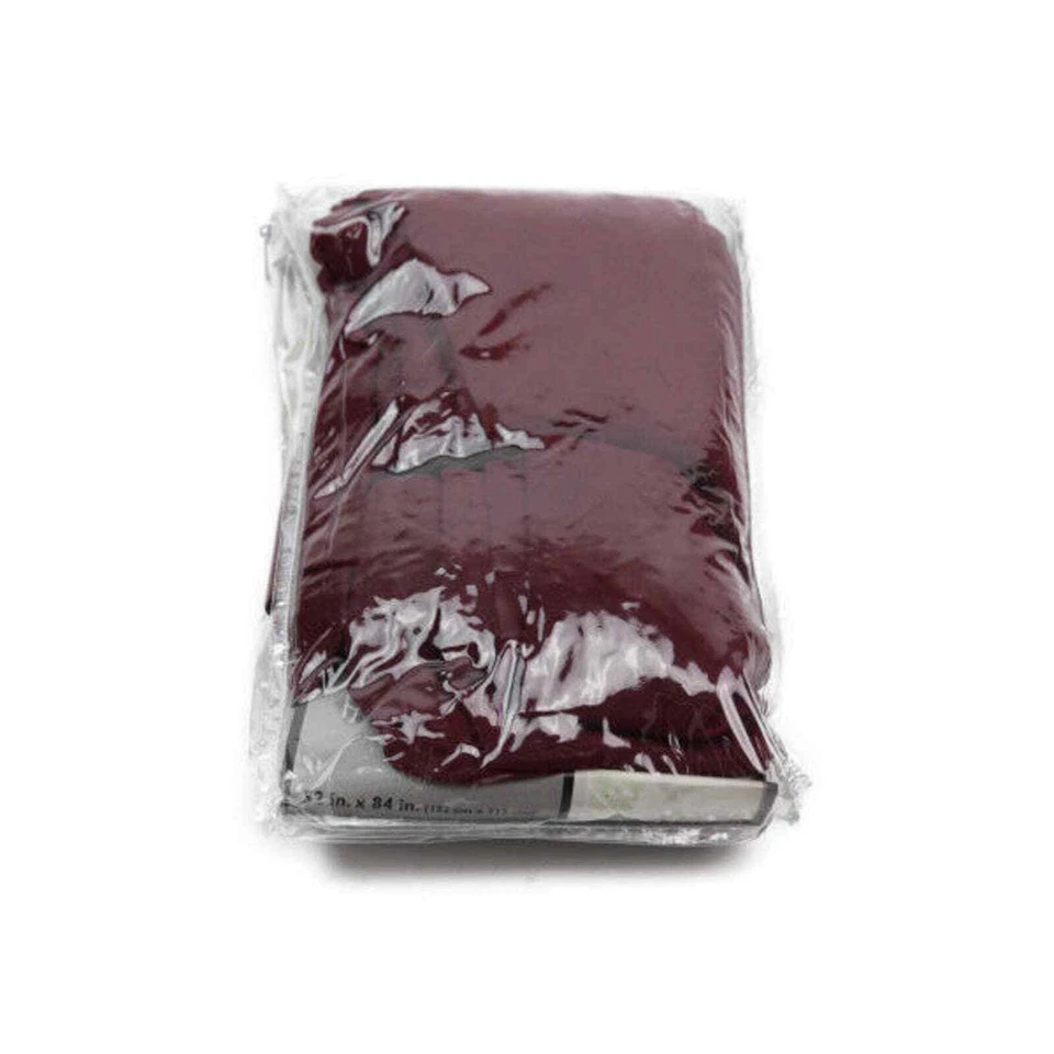 "Cortina Preston Crinkle Sheer Merlot One Rod Pocket 1 panel 52""x84""" Foto 2 de 2