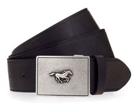 Mustang 40Mm Leather Belt W95 GüRtel Dark Brown Dunkelbraun Neu