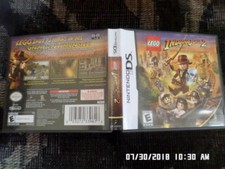 Lego Indiana Jones 2 Adventure Continues Nintendo DS Case Manual. NO GAME