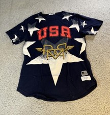 REASON BRAND NEW YORK BAD KIDS MEN Size Large Stars Graphics Logo