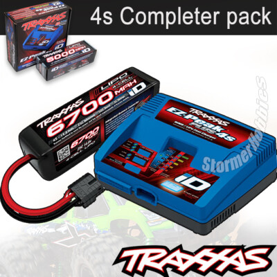 Traxxas X-MAXX completer4s Peak Plus Charger 2981 and (1) 6700mah 4s pack 2890x