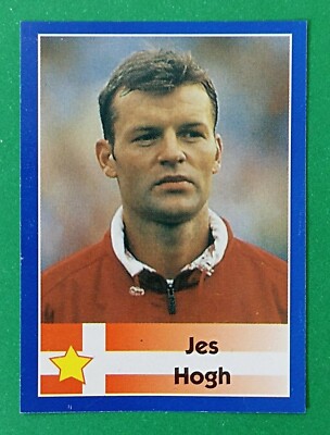 1998 Navarrete France World Cup FIFA #181 JES HOGH Denmark Soccer Team Cromo