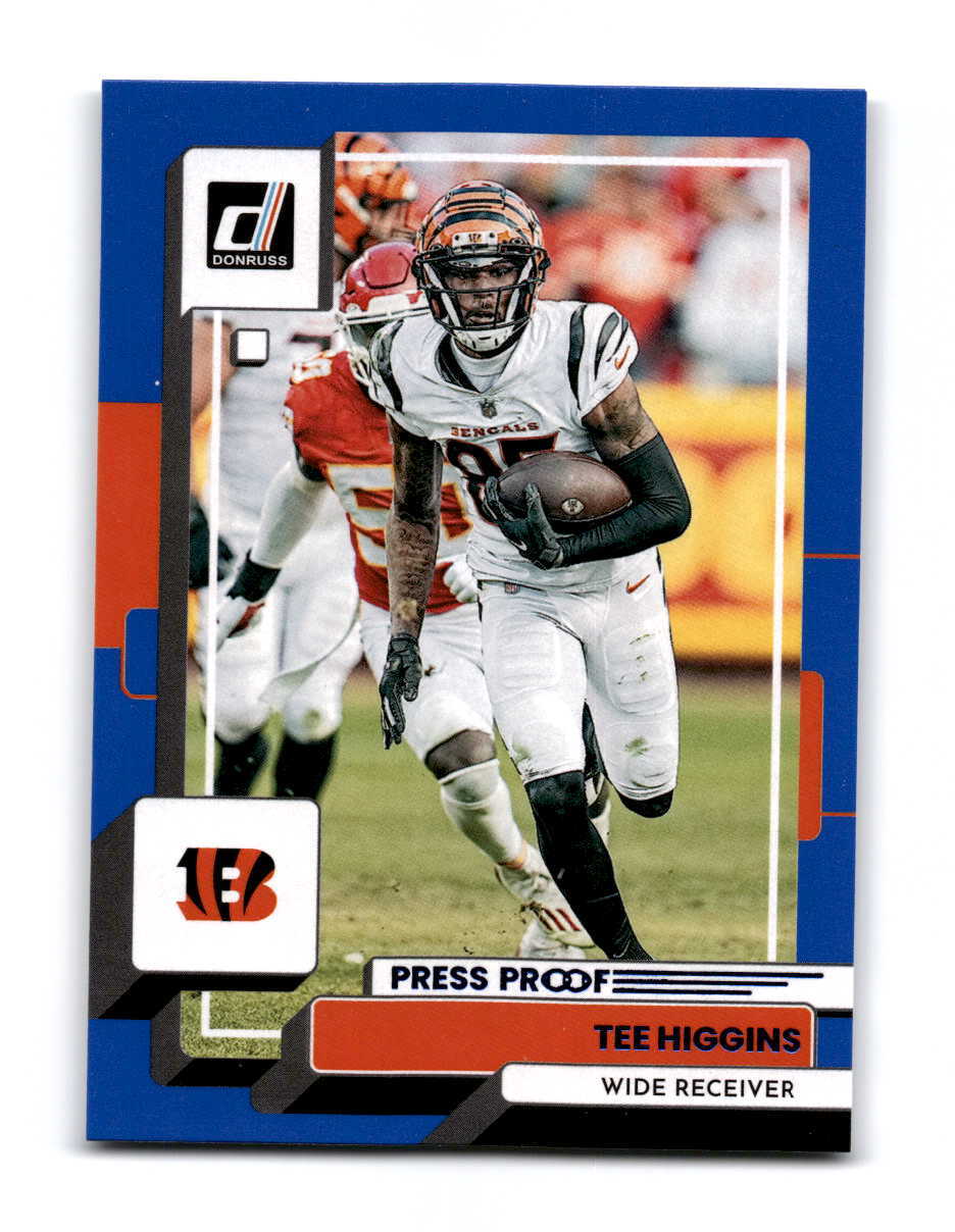 2022 Donruss Blue Press Proof Tee Higgins  197