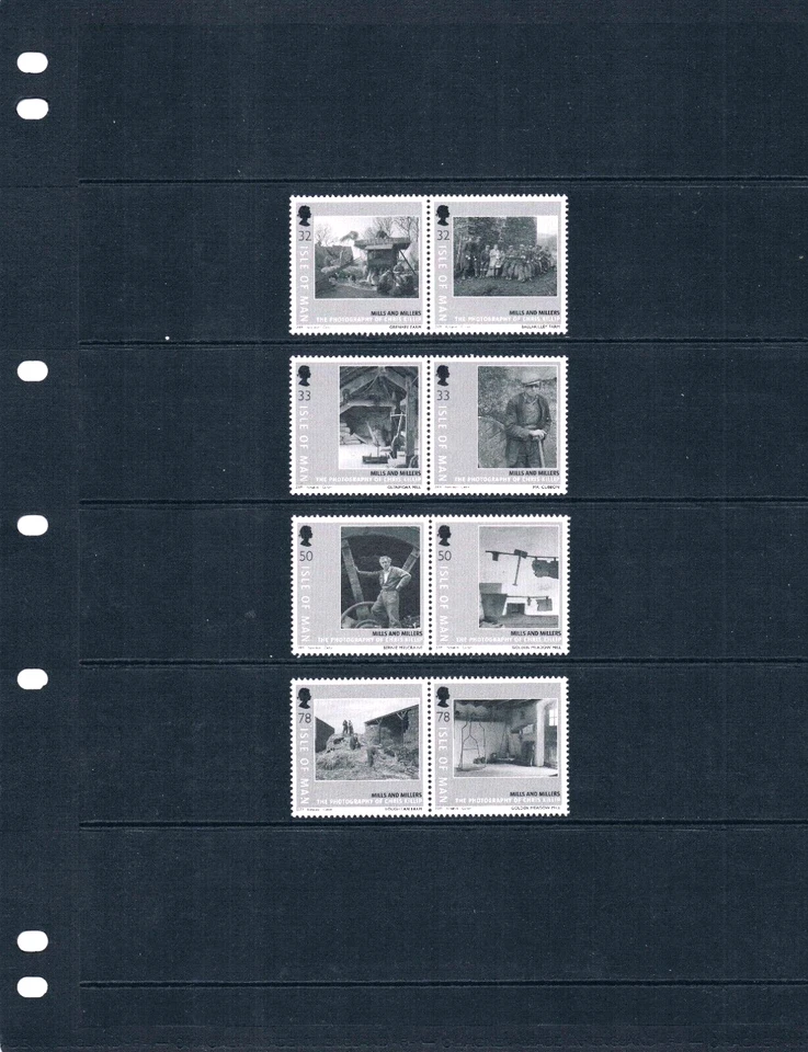 $9.70 Scott Value - 2009 ISLE OF MAN UK Photography Mills CV MNH NH UMM - Image 2 of 4