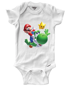 yoshi baby onesie