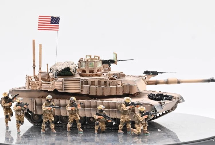 1/72 Sanrong Modern Soldier 7-person US Army Soldier Figure Model (without Tank) - Image 4 of 4