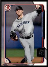 2015 Bowman Draft #44 Jeff Degano Yankees 1st Bowman Prospect RC