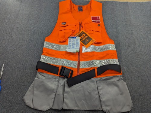 Snickers AllroundWork High-Vis Tool Vest Mens Medium Visibility Job Work