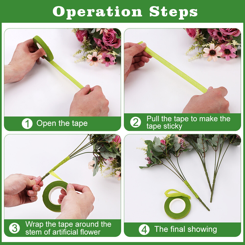 Floral Arrangement Kit With Tapes Corsages Florist Wire Stems Flexible