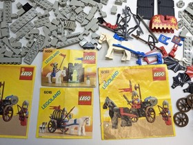 Lego Castle Lot Bundle Knights Knights Flags Parts 6080 6081 6074 6073