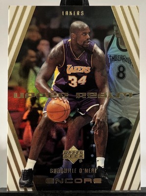 2000 Upper Deck Encore Shaquille O'Neal Upper Realm #UR10 Holo LA Lakers Insert