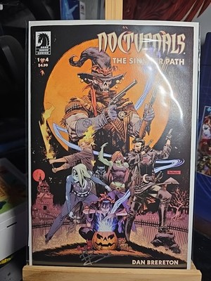 NOCTURNALS THE SINISTER PATH 1 SIGNED DAN BRERETON COVER SEAN GORDON MURPHY COA.