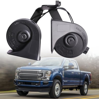 Mocar7 Horn Replacement with Bracket Compatible Ford F-250 F-350 Black 