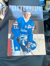 Wild Wings SERC Autogrammkarte 90/91 bruce Hardy 29 Signiert